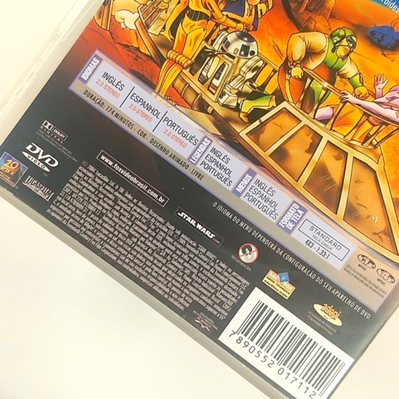 Brazilian Star Wars Animated Adventures: Droids The Animated Series, 2 Ep DVD - Picture 6 of 14